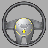 picture of steering wheel and horn